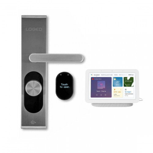 Google Nest Hub (Gen. 2) + LOQED Touch Smart Lock