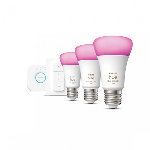 Philips Hue White & Color Ambiance E27 Bluetooth 3-pack Starter Kit