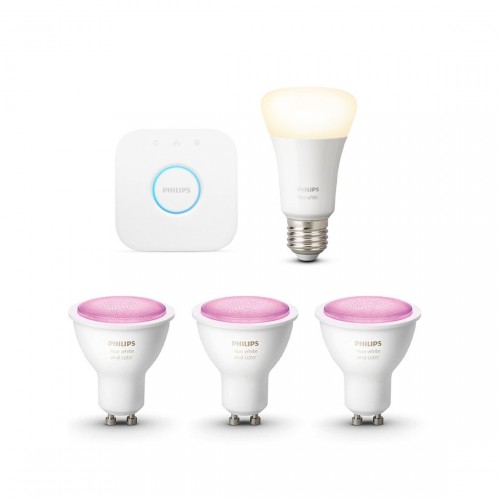 Philips Hue White & Color Ambiance GU10 Bluetooth Starter Kit + 1 Lampe