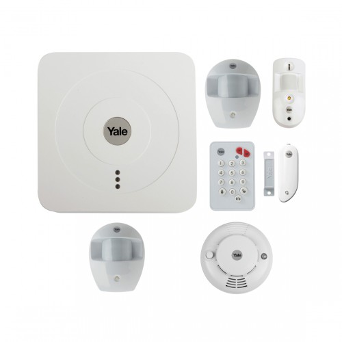 Yale Alarmsysteem Camera Kit SR-3200i + Bewegingssensor + Rookmelder