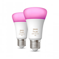 Philips Hue White & Color Ambiance E27 Bluetooth Ledlampen 2-pack