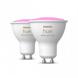 Philips Hue White & Color Ambiance GU10 Bluetooth Led Spot 2-pack