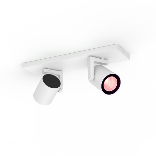 Philips Hue White & Color Ambiance Argenta Bluetooth 2-lichts Spotbalk