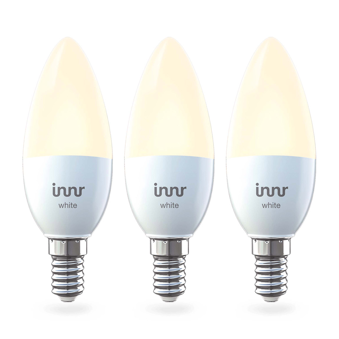 Innr Smart LED kaarslamp E14 White 3-pack ZigBee 3.0 - Wit