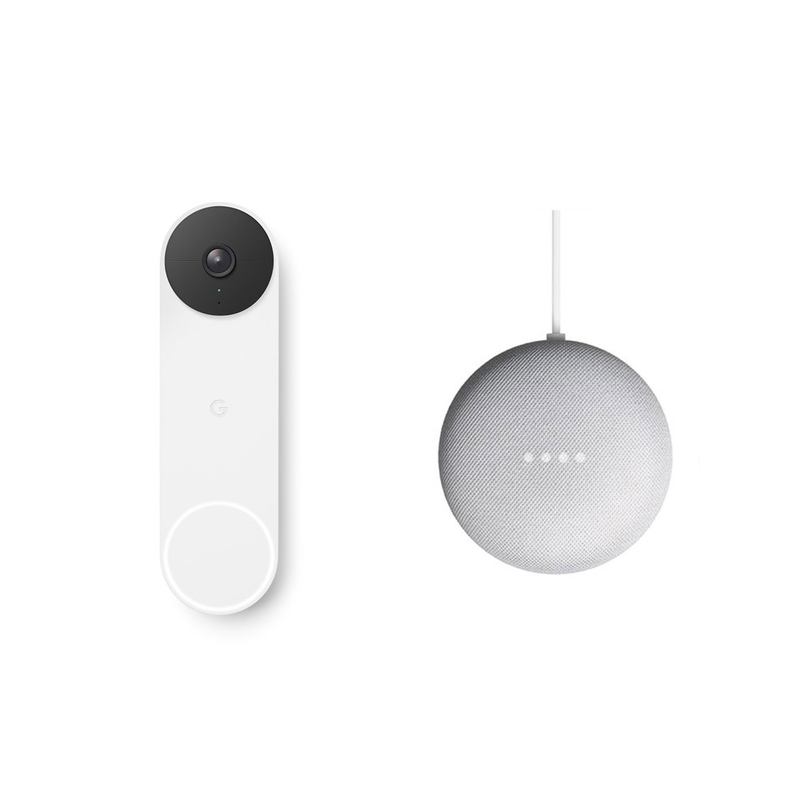 nest hello doorbell with google home mini