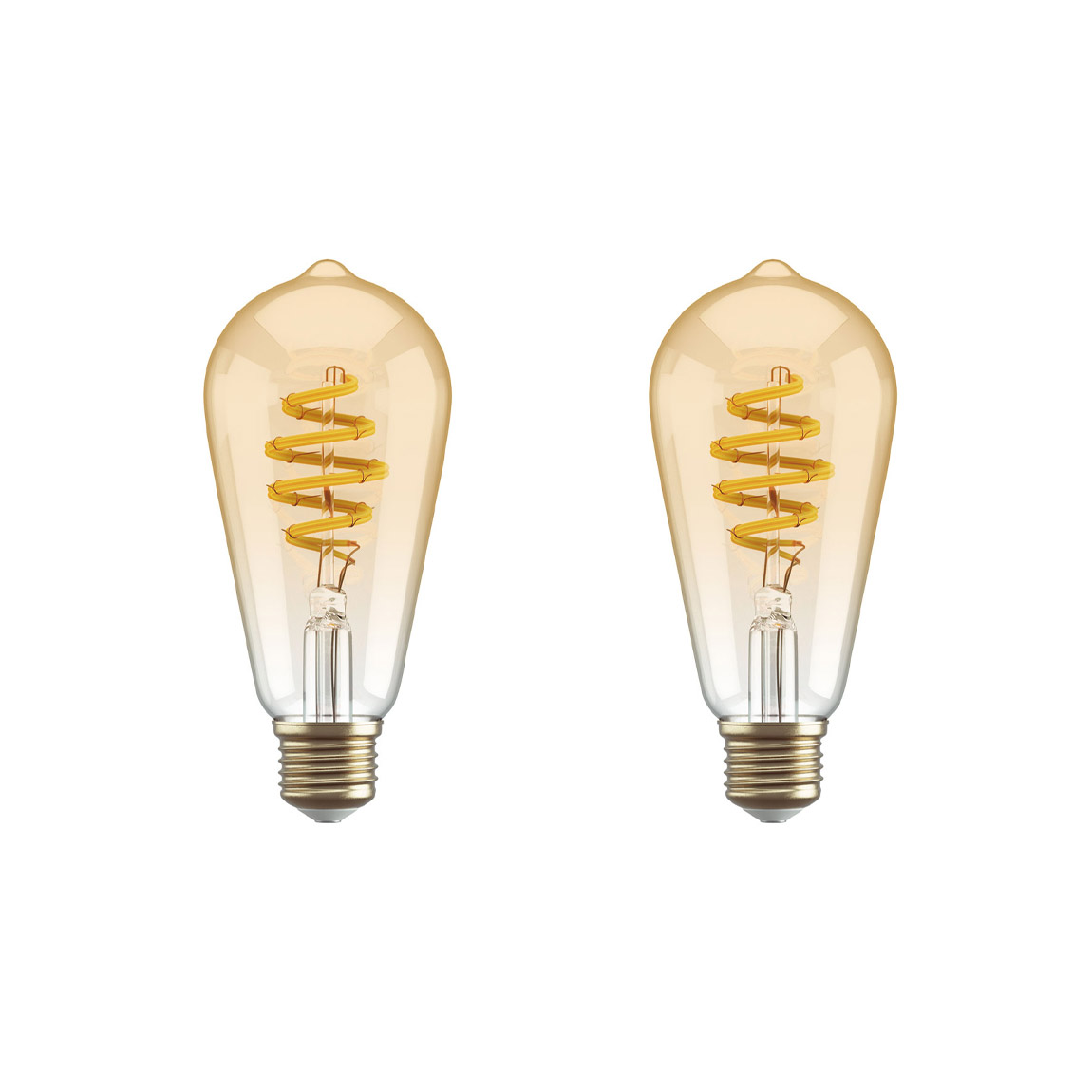 Hombli Smart Bulb Amber ST64 2-pack