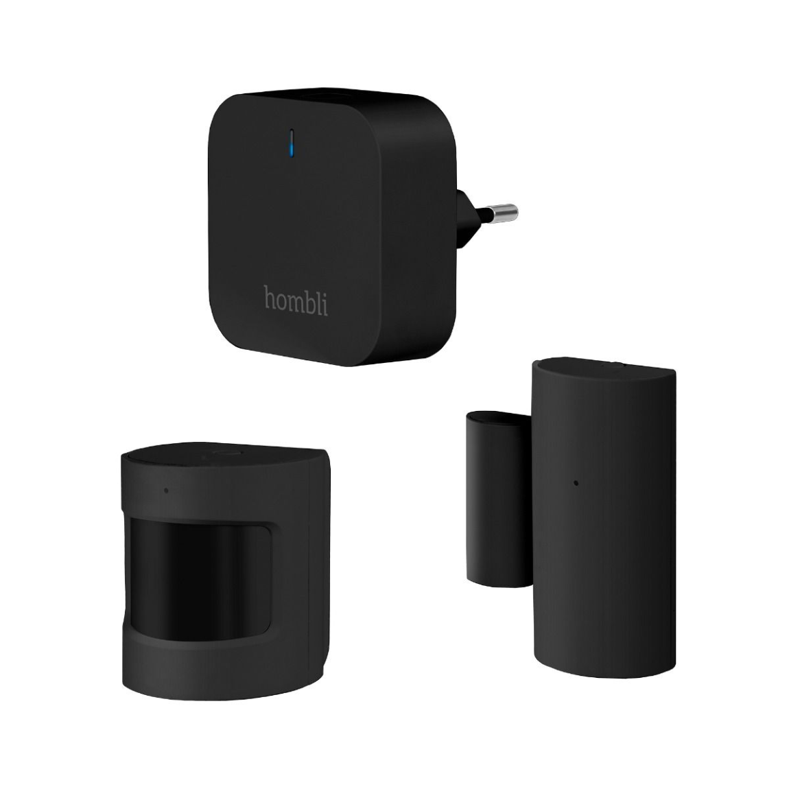 Hombli Smart Bluetooth Sensor Kit – Bluetooth Bridge + Contactsensor + Bewegingssensor - Zwart