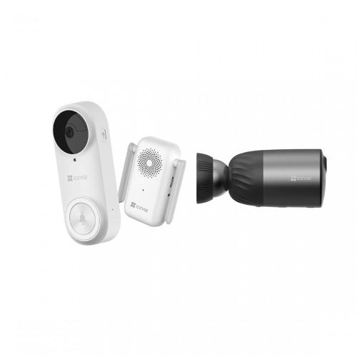 EZVIZ DB2 2K Wifi Video Doorbell + Chime + eLife 2K Slimme Beveiligingscamera