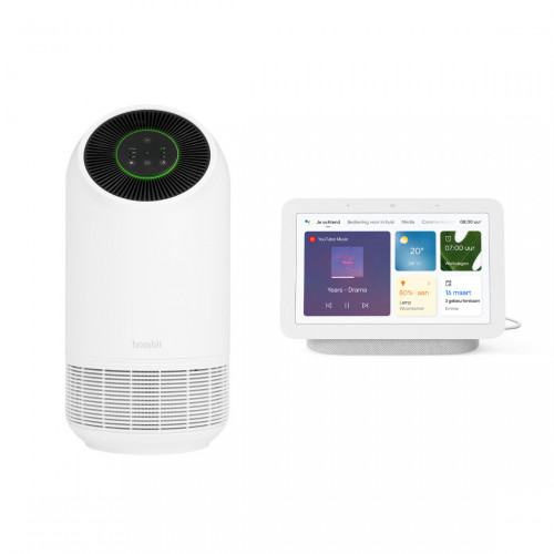 Hombli Smart Air Purifier + Google Nest Hub (Gen. 2)