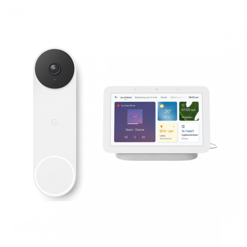Google Nest Doorbell + Google Nest Hub (Gen. 2)