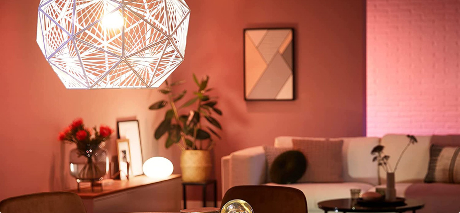 Philips Hue Bluetooth verlichting in woonkamer