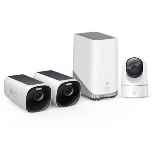 eufyCam 3 Kit - 2x Camera met Homebase 3 + Indoor Cam 2K 