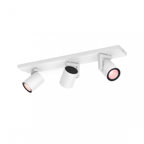 Philips Hue White & Color Ambiance Argenta Bluetooth 3-lichts Spotbalk