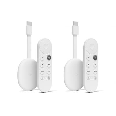 Tink Google Chromecast met Google TV (4K) 2-pack aanbieding