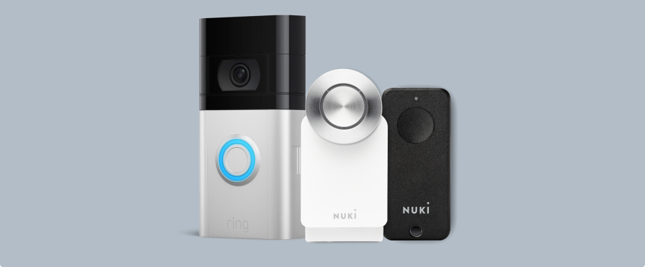 Nuki fob smart lock en Ring video deurbel